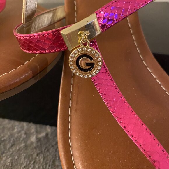 π NWT GBG Los Angeles Hot Pink Sandals β Size 10M | Glam, Chic & Vacation-Ready - Picture 3 of 8